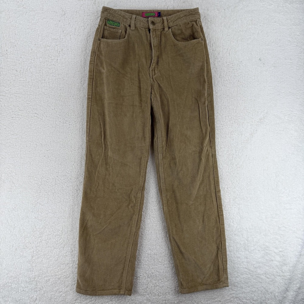 Empyre Tori Pants Womens 8 Beige Corduroy Straight Leg Casual Boho Khakis